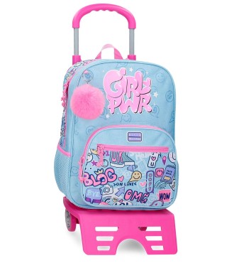 30723T1 MOCHILA ADAP. 38CM. C/CARRO. MOVOM POWER GIRL