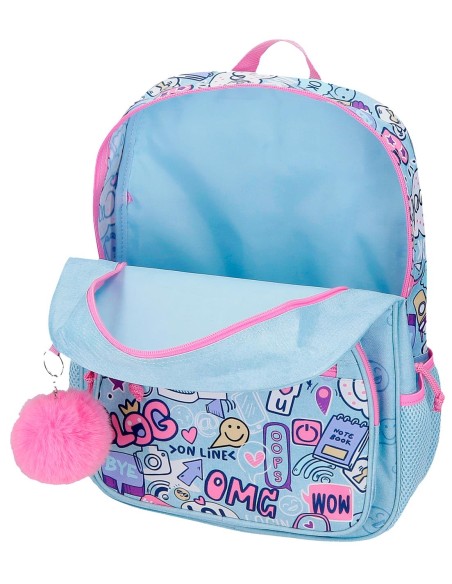 30723T1 MOCHILA ADAP. 38CM. C/CARRO. MOVOM POWER GIRL