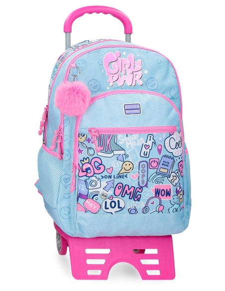 30726T1 MOCHILA ADAP. 44CM 2C. C/CARRO. MOVOM POWER GIRL