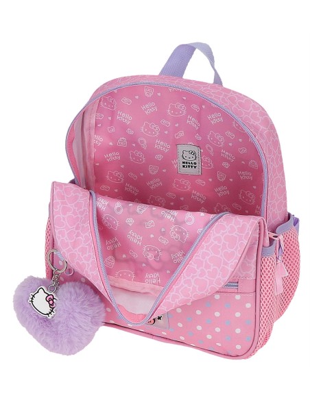 20321D1 MOCHILA ADAP. 25CM. HELLO KITTY HEARTS & DOTS 20321D1 MOCHILA ADAP. 25CM. HELLO KITTY HEARTS & DOTS