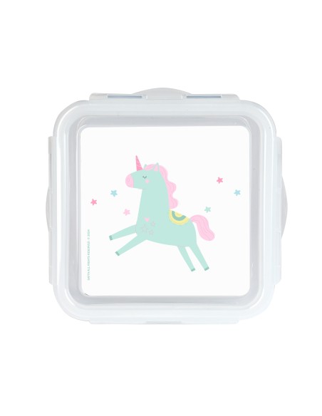 FIAMBRERA SAFTA PREESCOLAR "UNICORNIO" Neceser-Merendero ...