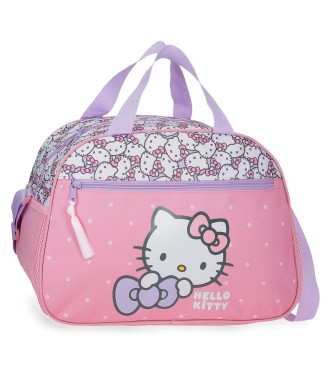4393241 BOLSA DE VIAJE 40CM. HELLO KITTY MY FAVOURITE BOW