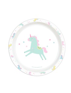 SET DE PLATOS, CUBIERTOS Y VASO SAFTA PREESCOLAR "UNICORN... 2