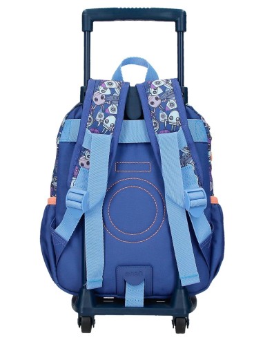 98922V1 MOCHILA ADAP. 28CM. C/CARRO. ENSO NEW FRIENDS