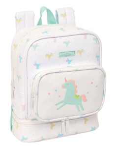 MOCHILA NEVERA GUARDERIA SAFTA PREESCOLAR "UNICORNIO" Moc...