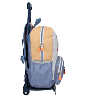 98822V1 MOCHILA ADAP. 28CM. C/CARRO. ENSO ALIEN SPACE 2