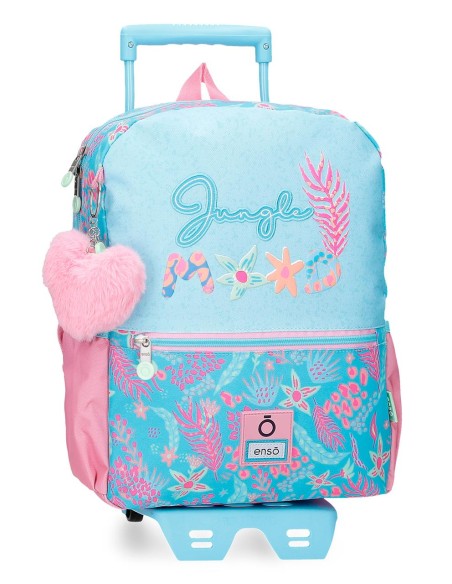98123T1 MOCHILA ADAP. 32CM. C/CARRO. ENSO JUNGLE MOOD 98123T1 MOCHILA ADAP. 32CM. C/CARRO. ENSO JUNGLE MOOD