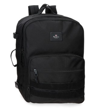 6332821 MOCHILA ADAP. 44CM. PJL ARIS EVERGREEN NEGRO