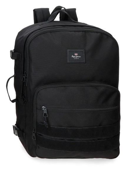 6332821 MOCHILA ADAP. 44CM. PJL ARIS EVERGREEN NEGRO