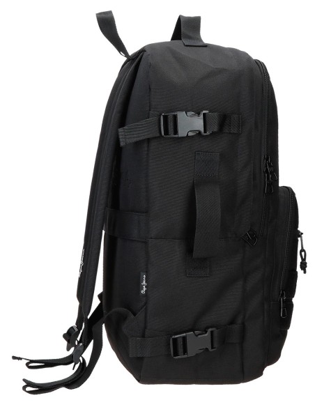 6332821 MOCHILA ADAP. 44CM. PJL ARIS EVERGREEN NEGRO