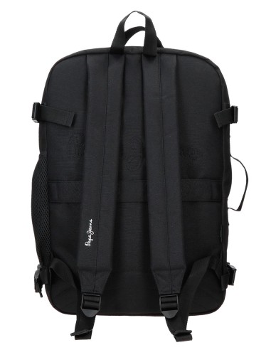 6332821 MOCHILA ADAP. 44CM. PJL ARIS EVERGREEN NEGRO