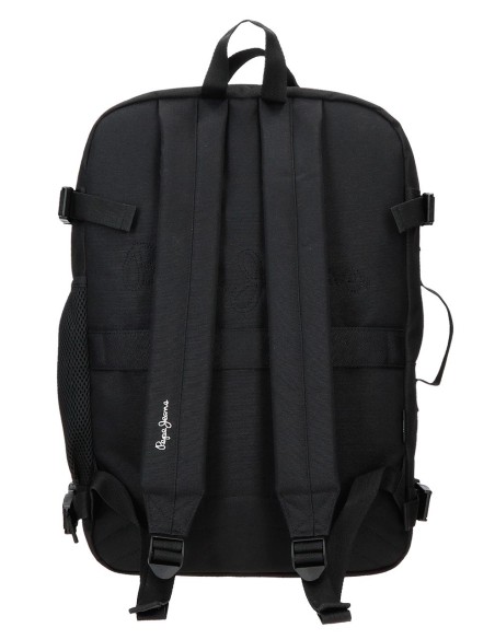 6332821 MOCHILA ADAP. 44CM. PJL ARIS EVERGREEN NEGRO