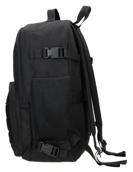 6332821 MOCHILA ADAP. 44CM. PJL ARIS EVERGREEN NEGRO