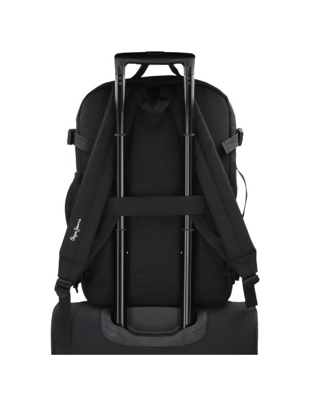 6332821 MOCHILA ADAP. 44CM. PJL ARIS EVERGREEN NEGRO