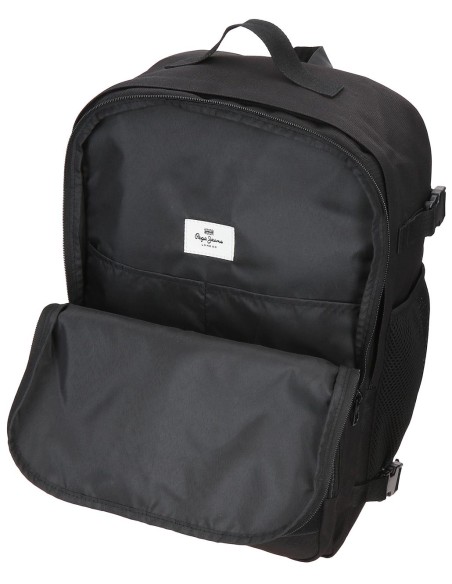 6332821 MOCHILA ADAP. 44CM. PJL ARIS EVERGREEN NEGRO