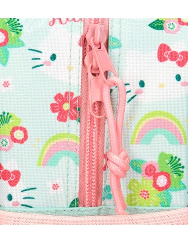 41222V1 MOCHILA ADAP. 33CM. C/CARRO. FLORAL KITTY