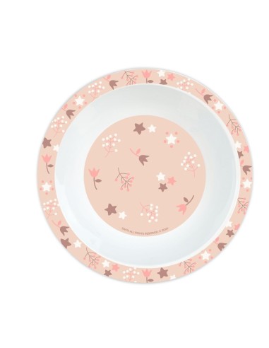 SET DE PLATOS, CUBIERTOS Y VASO SAFTA PREESCOLAR "FLORES"...