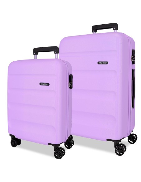 584956F SET/2 TROLLEY ABS 55-65CM. 4R. ROLL ROAD FLEX MALVA