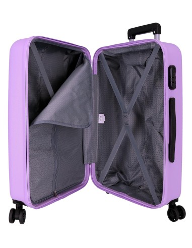 584956F SET/2 TROLLEY ABS 55-65CM. 4R. ROLL ROAD FLEX MALVA