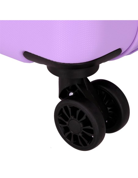 584956F SET/2 TROLLEY ABS 55-65CM. 4R. ROLL ROAD FLEX MALVA