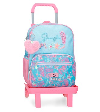 98124T1 MOCHILA ADAP. 38CM. C/CARRO. ENSO JUNGLE MOOD