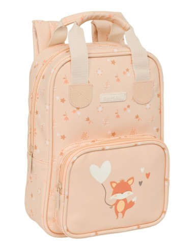 MOCHILA INFANTIL CON ASAS SAFTA PREESCOLAR "FLORES" Mochi...