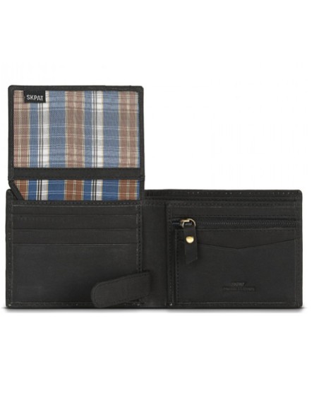 Cartera Billetero Hombre Vintage Skpat Negro | Comprar Cartera Bill...