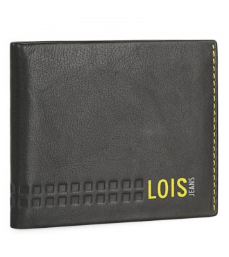 Cartera Billetero Hombre Temple Lois Negro