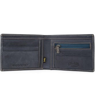 Cartera Billetero Hombre Sevier Azul 2
