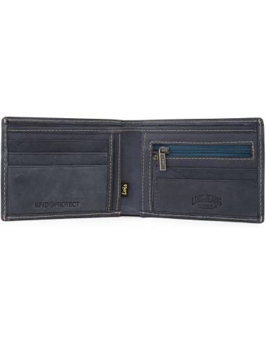 Cartera Billetero Hombre Sevier Azul