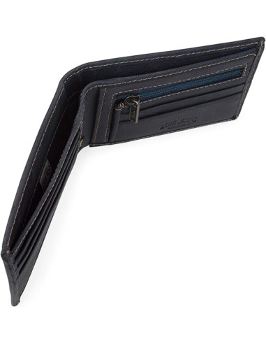 Cartera Billetero Hombre Sevier Azul