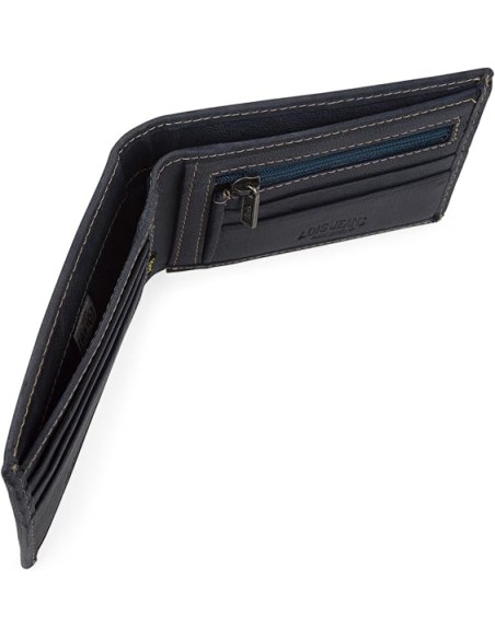 Cartera Billetero Hombre Sevier Azul