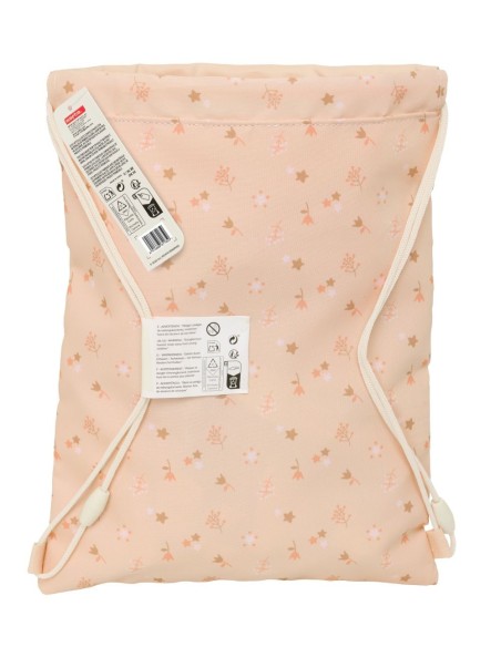 SACO PLANO JUNIOR SAFTA PREESCOLAR "FLORES" Mochilas Saco...