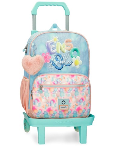 97824T1 MOCHILA ADAP. 38CM. C/CARRO. ENSO BUBBLES