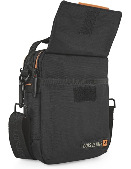 Bolso Cruzado Hombre Logan Lois Negro Bolso Cruzado Hombre Logan Lois Negro