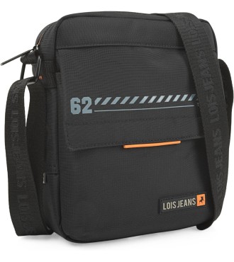 Bolso Cruzado Hombre Logan Lois Negro