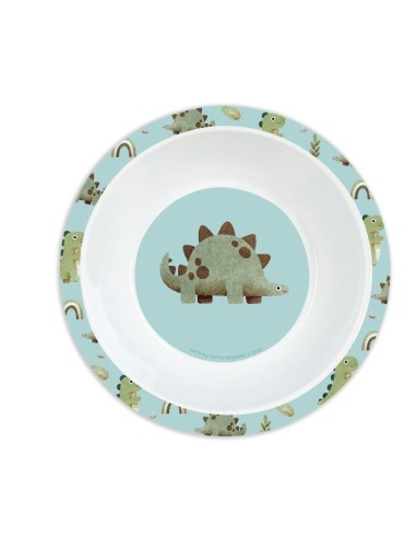 SET DE PLATOS, CUBIERTOS Y VASO SAFTA PREESCOLAR "DINOS" ...