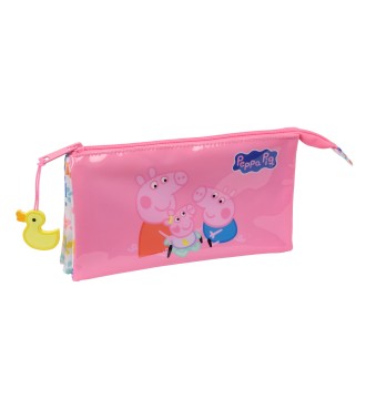 PORTATODO TRIPLE PEPPA PIG "BABY PIG"