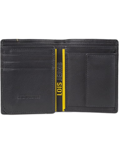 Cartera Billetero Hombre Slalok Lois Negro