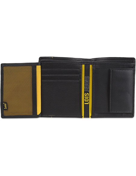 Cartera Billetero Hombre Slalok Lois Negro Cartera Billetero Hombre Slalok Lois Negro