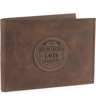 Cartera Billetero Hombre Gadsden Lois Marrón