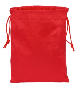 SAQUITO PLANO OSITO ROJO FELICES FIESTAS 2