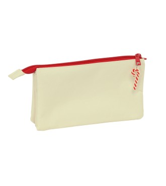 PORTATODO TRIPLE OSITO BEIGE FELICES FIESTAS 2