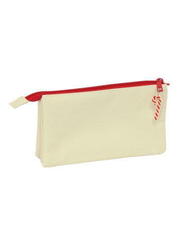 PORTATODO TRIPLE OSITO BEIGE FELICES FIESTAS