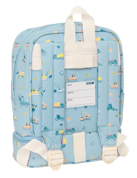MOCHILA NEVERA GUARDERIA SAFTA PREESCOLAR "GRUAS" Mochila...
