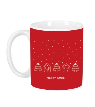 TAZA GRANDE CASITAS MERRY XMAS 2