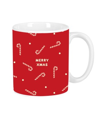 TAZA GRANDE CARAMELOS MERRY XMAS