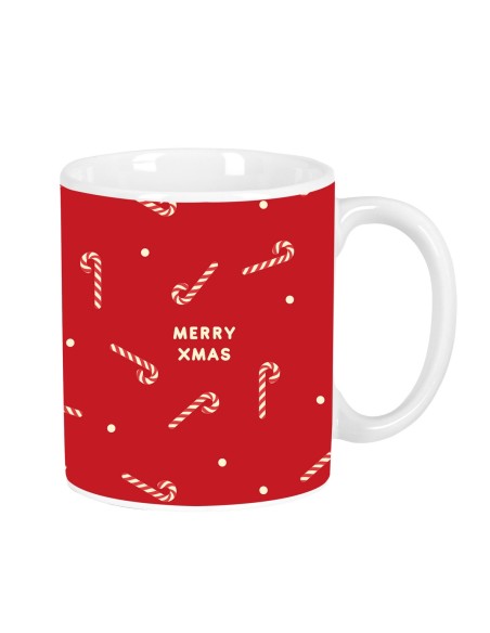 TAZA GRANDE CARAMELOS MERRY XMAS