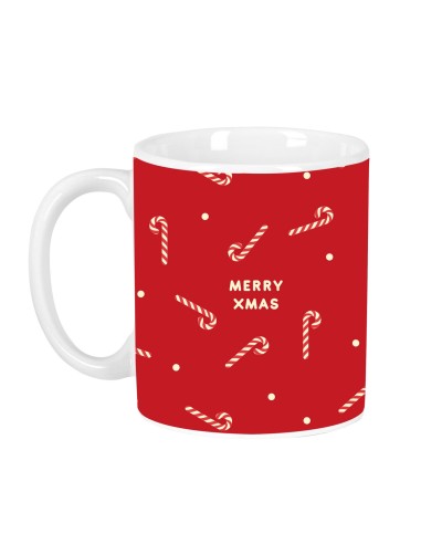 TAZA GRANDE CARAMELOS MERRY XMAS