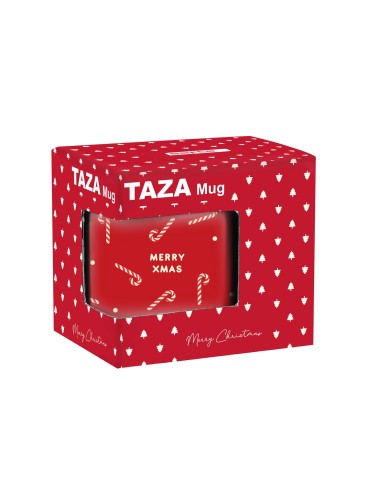 TAZA GRANDE CARAMELOS MERRY XMAS